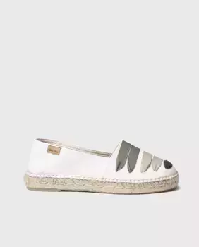 Женские эспадрильи из ткани на плоской подошве с резиновой подошвой Toni Pons, цвет Kaki