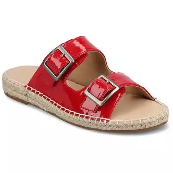 Женские эспадрильи Journee Tresah Journee Collection, цвет patent/red