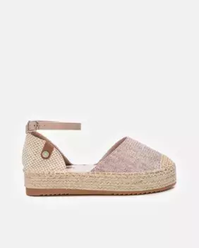 Женские эспадрильи на платформе с застежкой на пряжке Refresh, цвет Nude