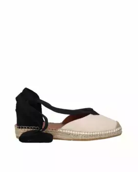 Женские эспадрильи на плоской подошве с лентами от Cristina Cerqueiras Viguera, черный