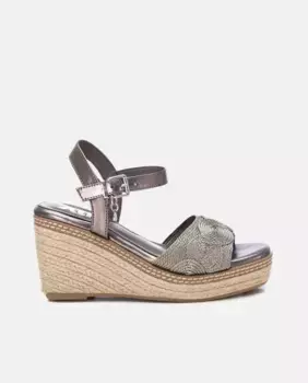 Женские эспадрильи на танкетке с застежкой на пряжке Xti, серый
