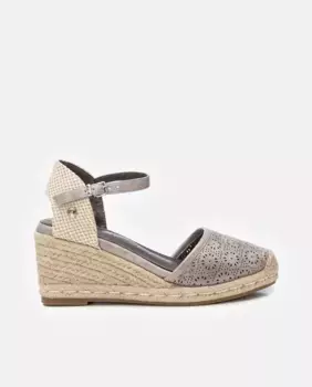Женские эспадрильи на танкетке с застежкой-пряжкой Xti, серый
