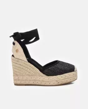 Женские эспадрильи на танкетке с застежкой-ремешком Xti, черный