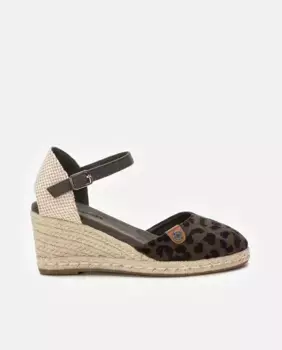 Женские эспадрильи на танкетке с застежкой-пряжкой Refresh, цвет Kaki