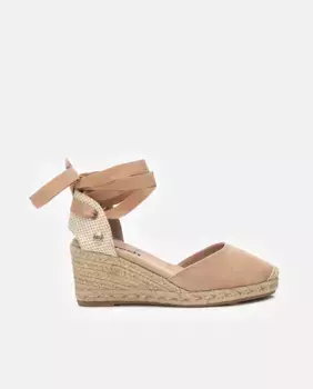 Женские эспадрильи на танкетке с застежкой-ремешком Refresh, бежевый