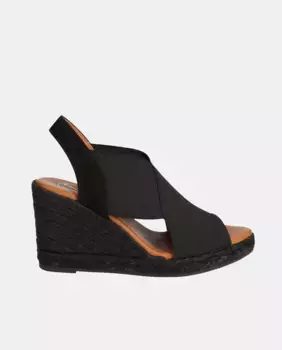 Женские эспадрильи на танкетке Viguera, чёрный