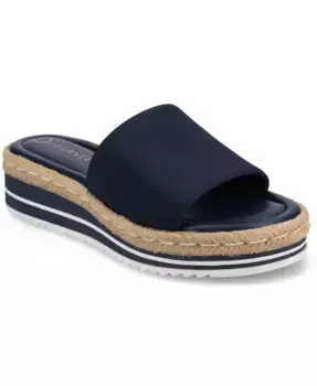 Женские эспадрильи Rosey на платформе с клином Journee Collection, синий