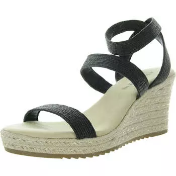 Женские эспадрильи с ремешками Wonder Womens Anne Klein, черный