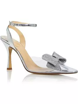 Женские атласные мюли Dimante с квадратным носком Nalebe, цвет Clear