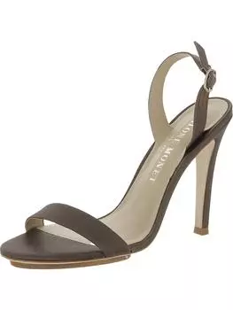 Женские атласные туфли Sable Slingback на каблуке Salone Monet, цвет landry