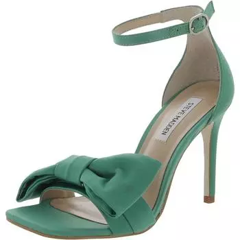 Женские атласные туфли-шпильки Trusty Steve Madden, цвет green satin