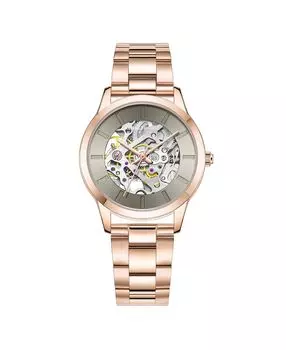 Женские автоматические часы из нержавеющей стали цвета розового золота, 36 мм Kenneth Cole New York, золотой