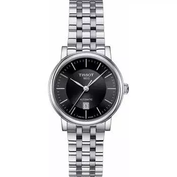 Женские автоматические часы Tissot Carson 30 мм T1222071105100, серебряный