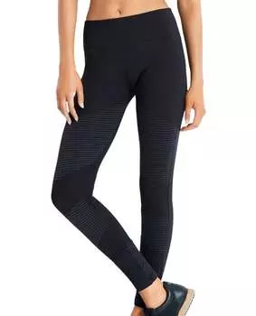 Женские байкерские леггинсы цвета морской волны Seafolly, цвет sea black