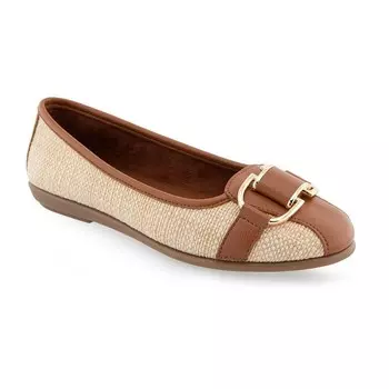 Женские балетки Aerosoles Bentley, цвет Natural Raffia