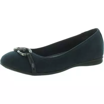 Женские балетки Amandaa из искусственной замши с пряжкой Karen Scott, цвет navy mc