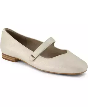 Женские балетки Bianca Metallic Mary Jane TOMS, серебряный