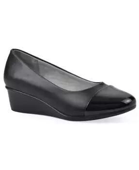 Женские балетки Bolivia на платформе с мыском Cliffs by White Mountain, черный