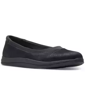 Женские балетки Breeze Ayla с круглым носом Clarks, черный
