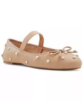 Женские балетки Byanca с украшением и перекрестными бретелями ALDO, бежевый