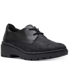 Женские балетки Calla Ruby на шнуровке Clarks, черный