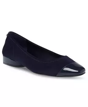 Женские балетки Carlie с миндалевидным носком Anne Klein, синий