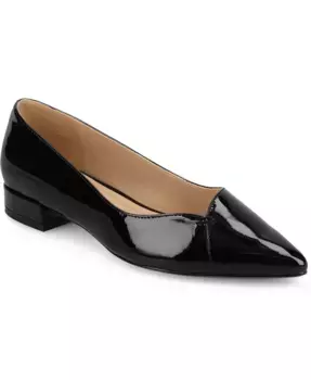 Женские балетки Carmin с острым носом Journee Collection, черный