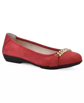 Женские балетки Charmed Cliffs by White Mountain, красный