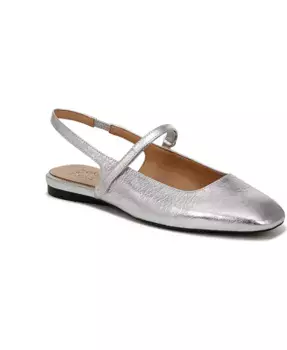Женские балетки Connie Slingback Mary Jane Naturalizer, серебряный