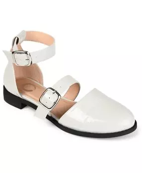 Женские балетки Constance с ремешком на щиколотке Journee Collection, серый