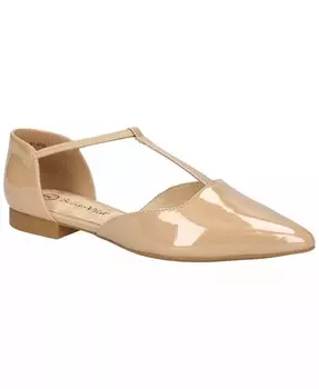 Женские балетки Darby с Т-образными ремешками Bella Vita, бежевый