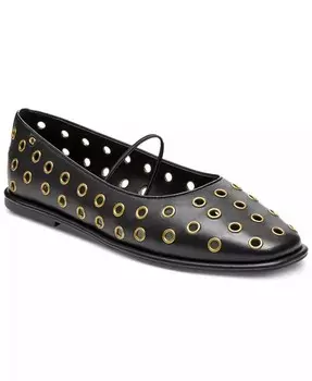 Женские балетки Emilia Grommet Mary Jane COACH, черный