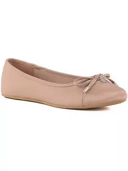 Женские балетки Florah из искусственной кожи с мягкой стелькой Sugar, цвет dark pink/grosgain
