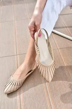 Женские балетки Fox Shoes, бежевый