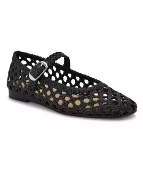 Женские балетки Halie Woven Mary Jane Nine West, черный