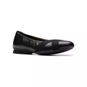 Женские балетки Jazmynn gem Clarks, цвет black leather