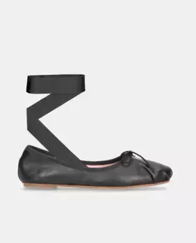 Женские балетки Kristen из мягкой наппы Pretty Ballerinas, черный