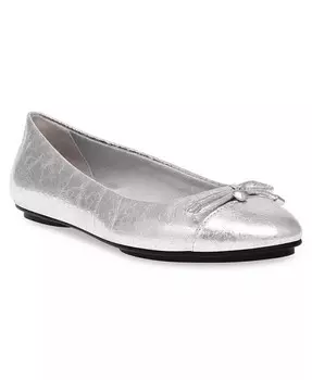 Женские балетки Luci с капюшоном и носком Anne Klein, серебро