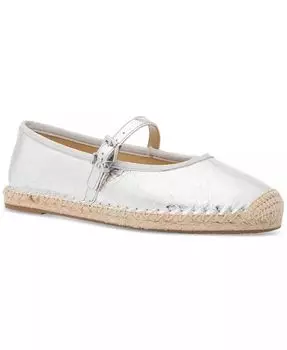 Женские балетки Lynn Espadrille Michael Kors, серебряный
