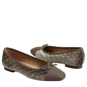 Женские балетки Marilyn темно-серебристого цвета Sam Edelman, цвет dark silver sage