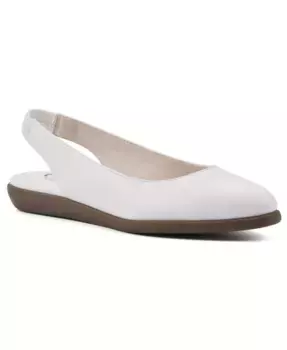 Женские балетки Memory Comfort Flat Cliffs by White Mountain, белый