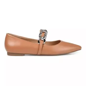 Женские балетки Metinaa из коллекции Journee Collection Journee Collection, бежевый