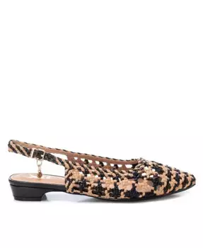 Женские балетки на ремешке XTI, коричневый/бежевый