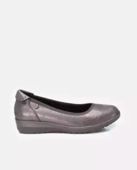 Женские балетки на толстой нескользящей подошве Xti, серый