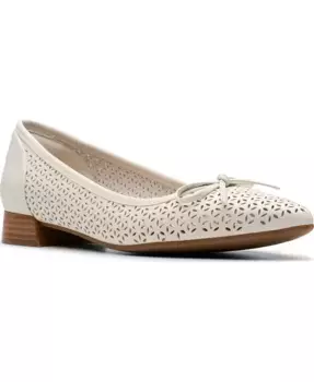 Женские балетки Natalyn Step Clarks, белый