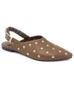 Женские балетки Nicola с ремешком на пятке Kenneth Cole New York, коричневый