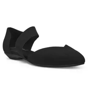 Женские балетки Oksanna с асимметричным мысом Anne Klein, черный