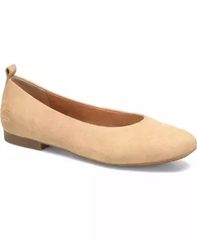 Женские балетки Patrice с круглым носком Born, коричневый/бежевый