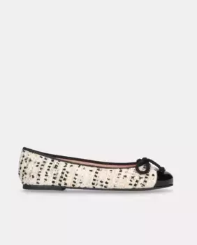 Женские балетки Rosario из твида Pretty Ballerinas, чёрный