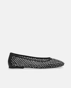 Женские балетки с блестками Steve Madden, черный
